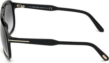 Raoul 62mm Gradient Oversize Navigator Sunglasses