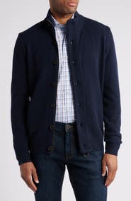 Barbour Elbow Patch Wool Cardigan