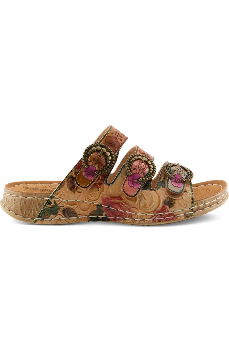 L'Artiste by Spring Step Gotta Have Strappy Sandal, Alternate, color, Tan Multi