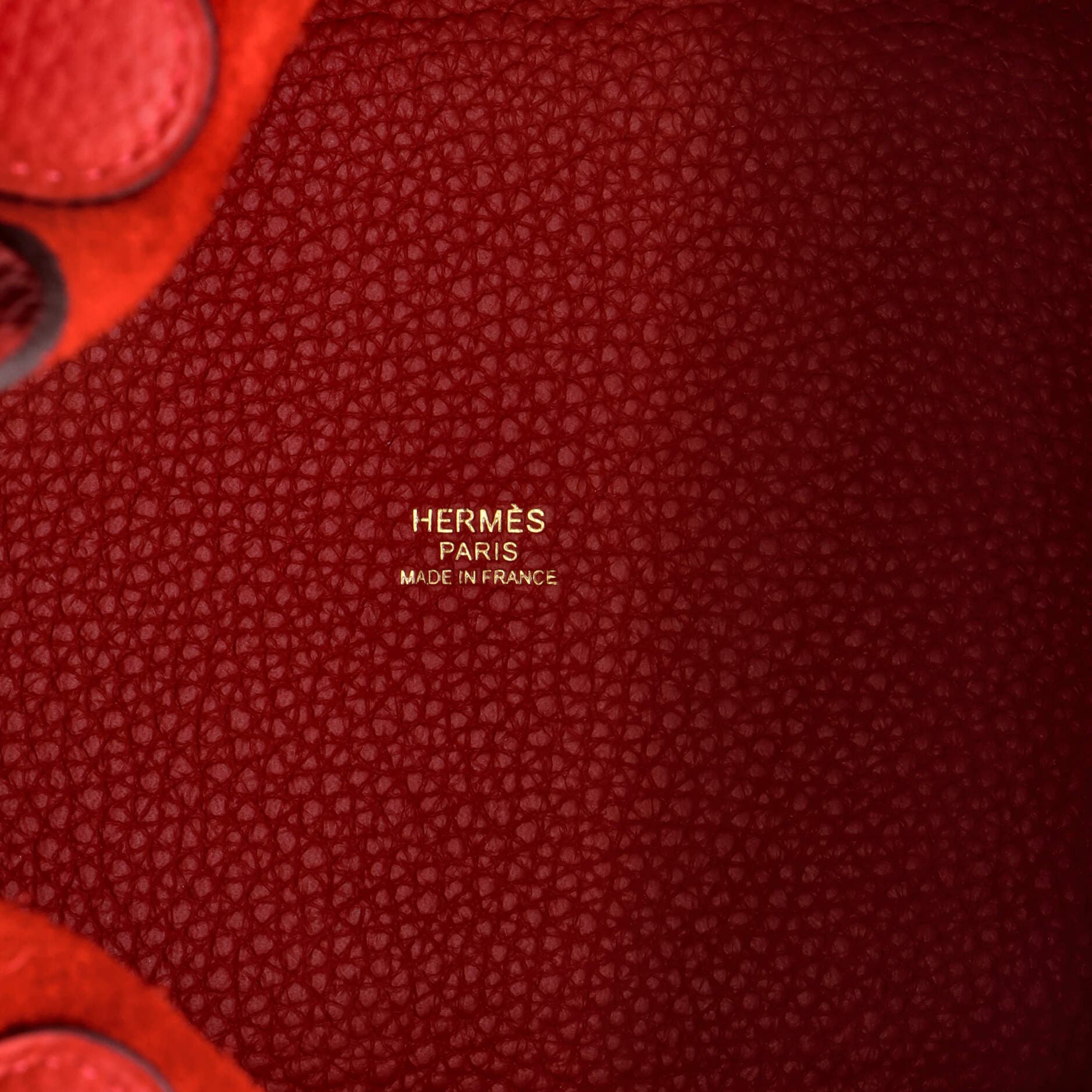 Pre-Owned Hermes Picotin Lock Bag Clemence PM, Alternate, color, Rouge Casaque