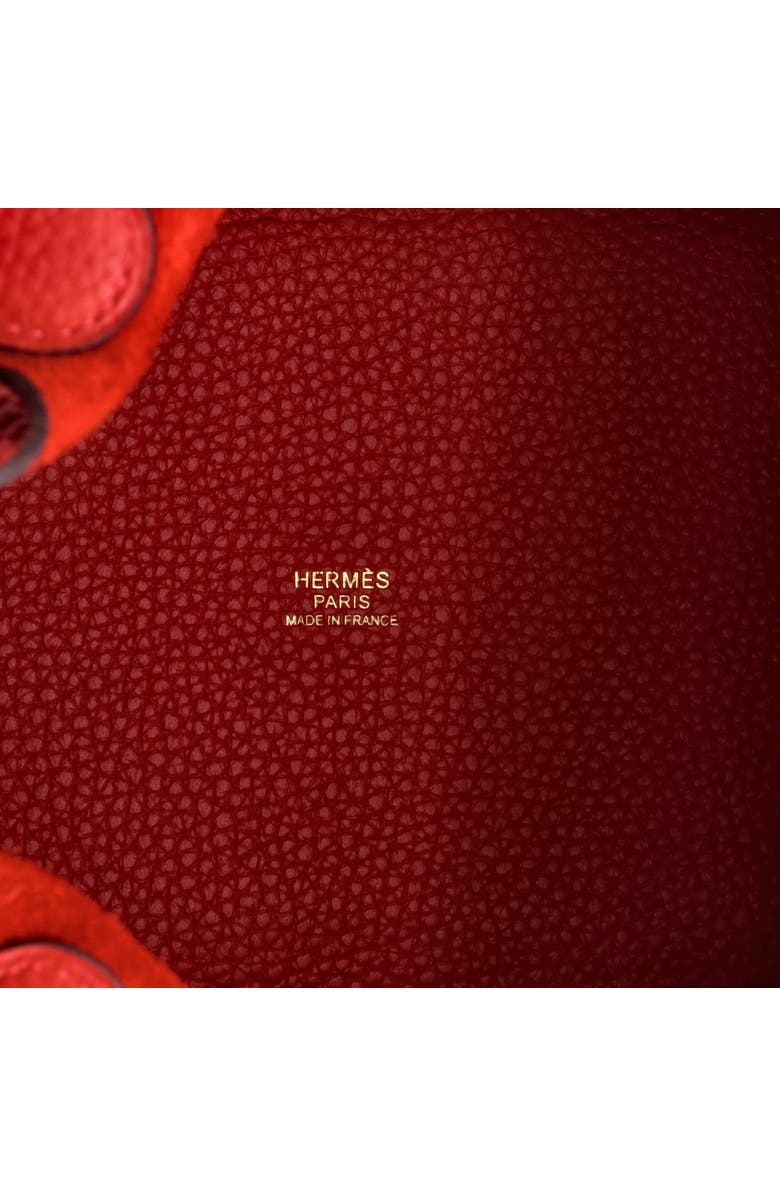 Pre-Owned Hermes Picotin Lock Bag Clemence PM, Alternate, color, Rouge Casaque