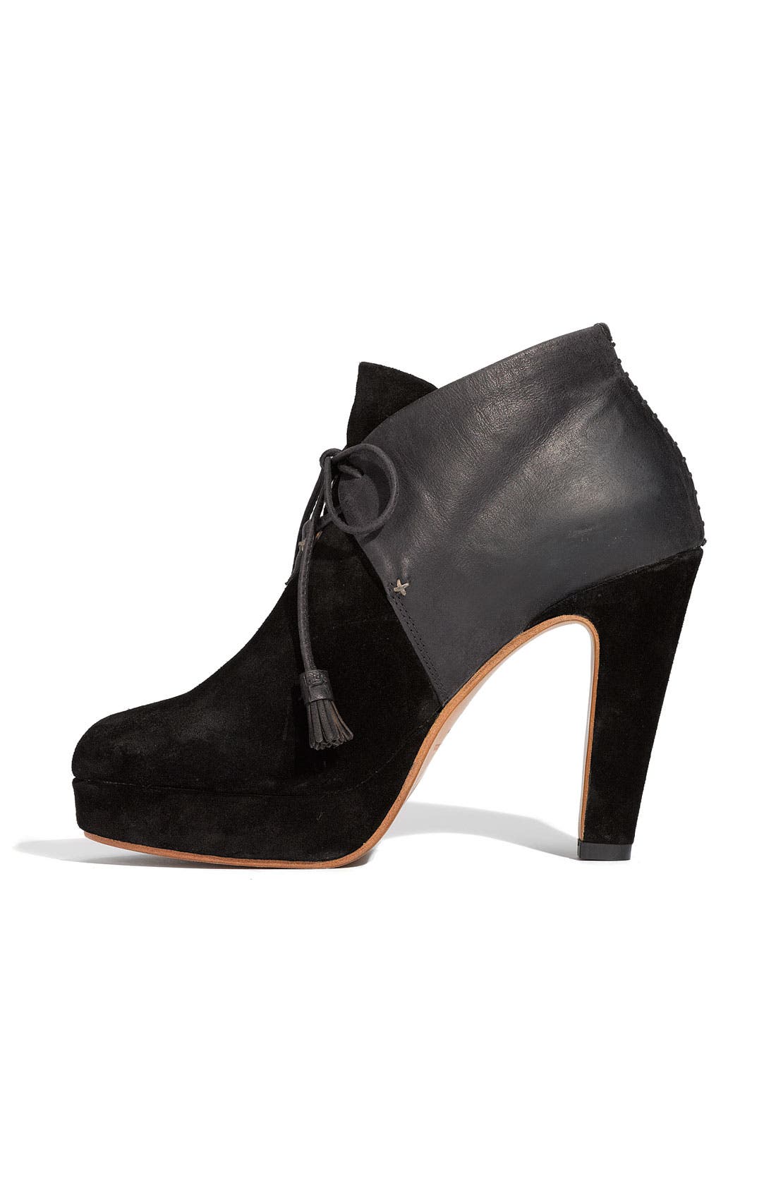 'Lovell' Bootie, Alternate, color, BLACK