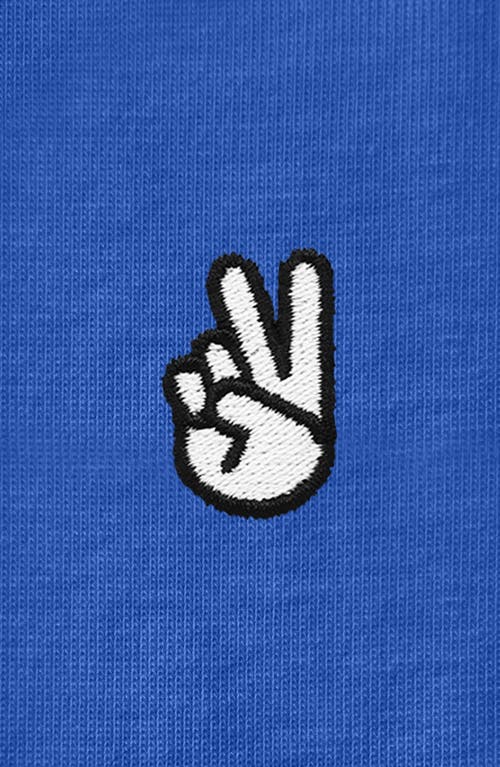 Dalix Womens Peace Sign Jersey Relaxed Tee