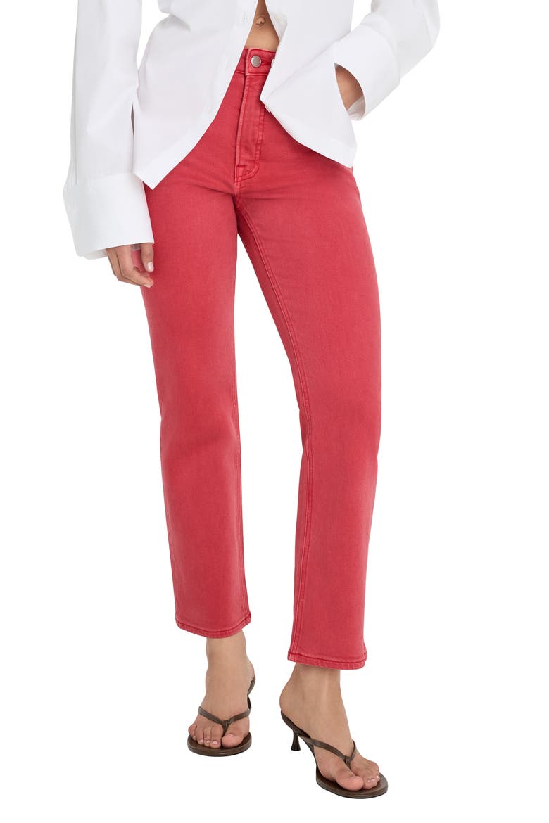 Good Icon Ankle Slim Straight Leg Jeans (Women) | Nordstrom