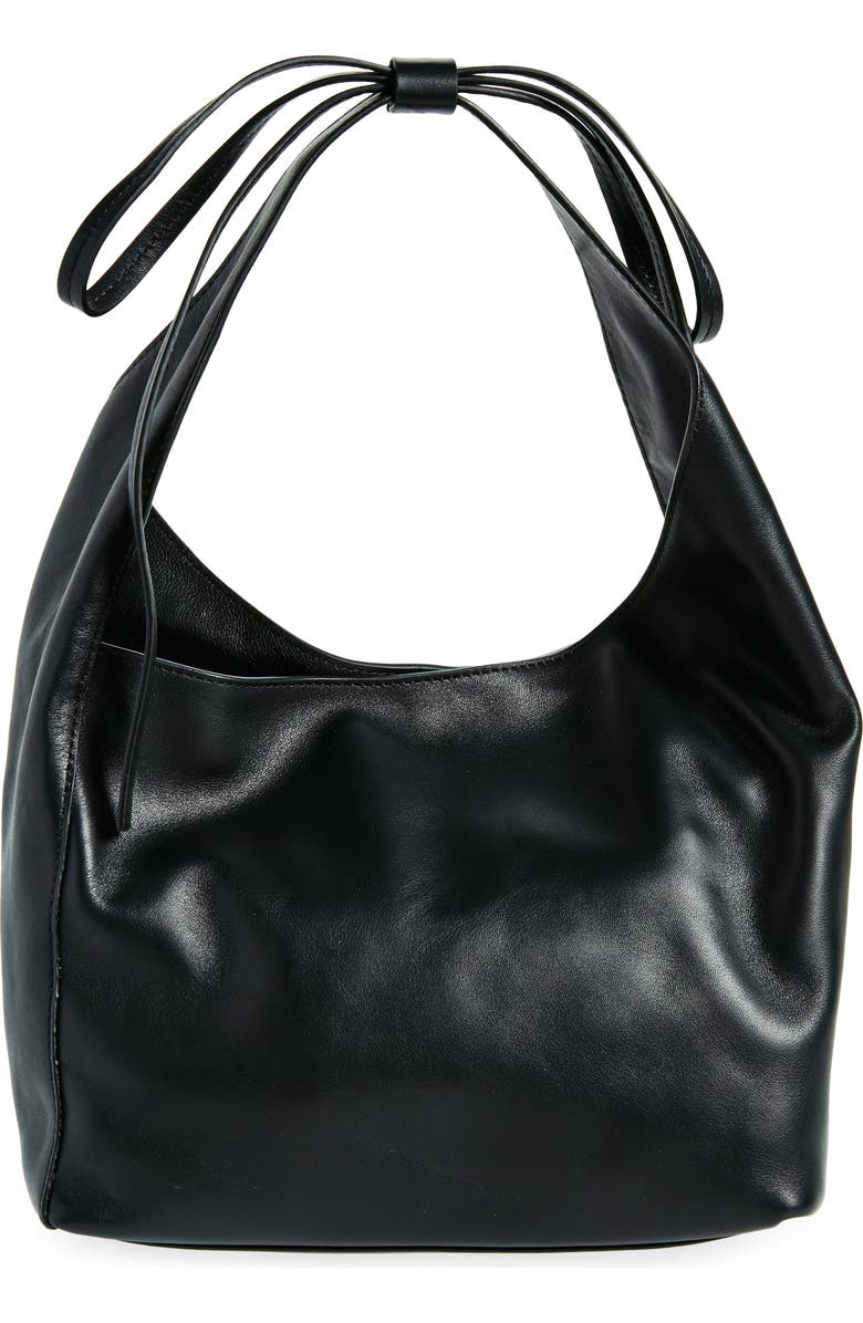 Reformation Small Vittoria Leather Tote, Main, color,