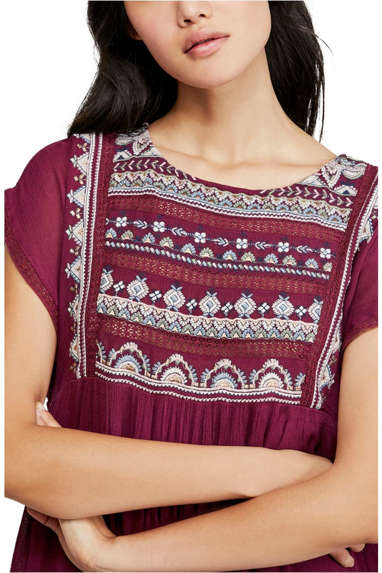 Sunrise Wanderer Minidress, Alternate, color, PLUM