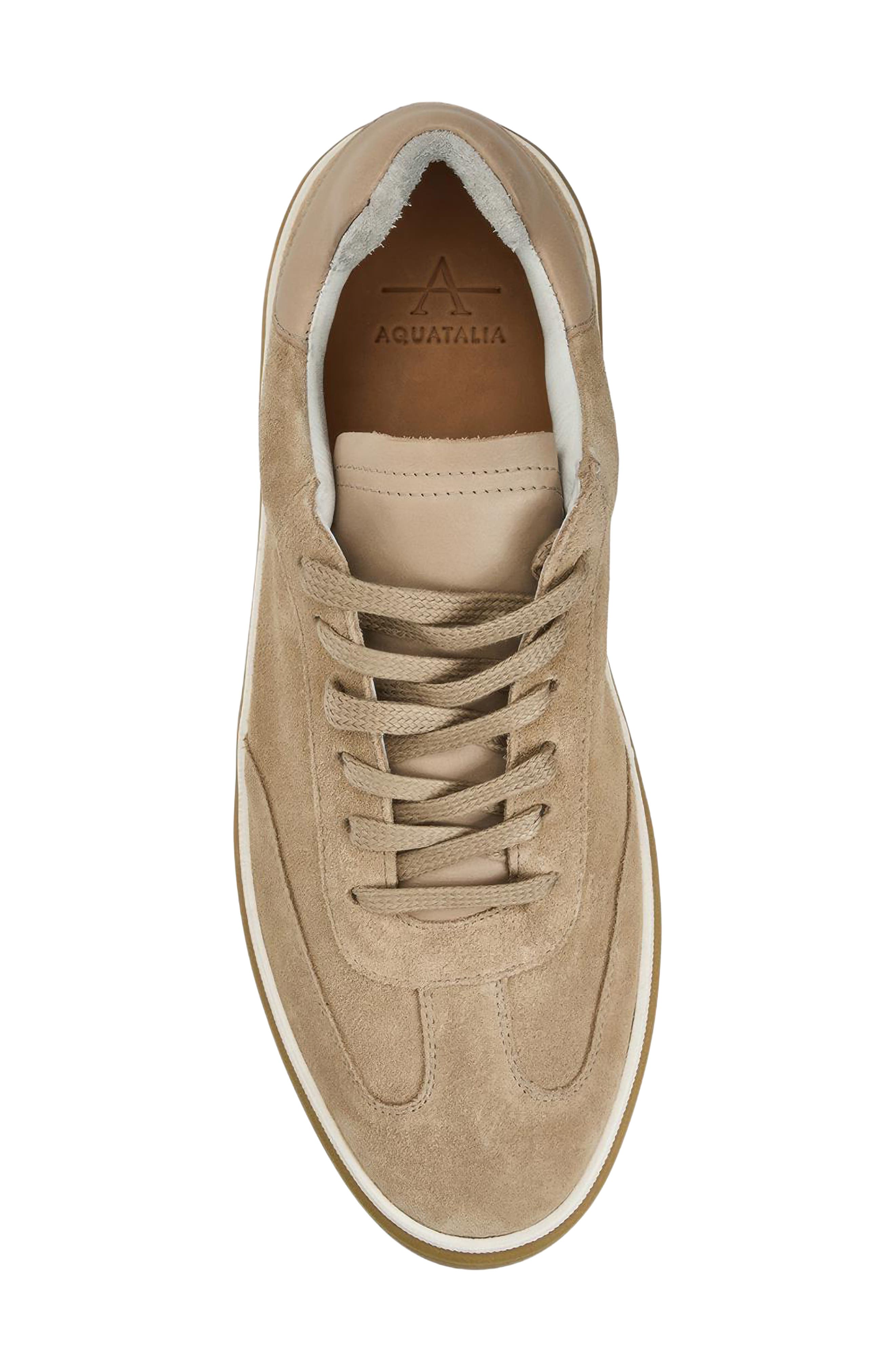 Milano Waterproof Sneaker, Alternate, color, SAND SUEDE
