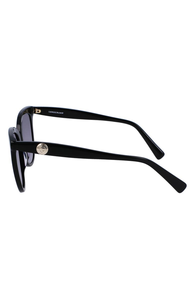 Longchamp 54mm Gradient Tea Cup Sunglasses, Alternate, color,