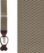 Trafalgar Classic Solid Color Convertible Suspenders