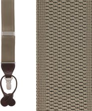 Trafalgar Classic Solid Color Convertible Suspenders