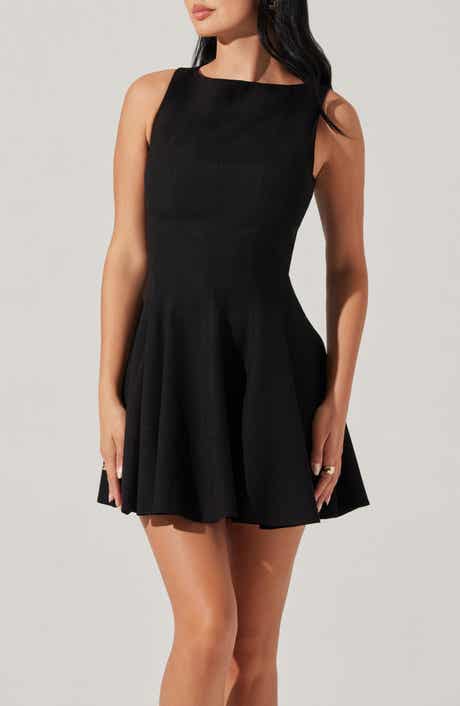 ASTR the Label Xaria Sleeveless Skater Minidress