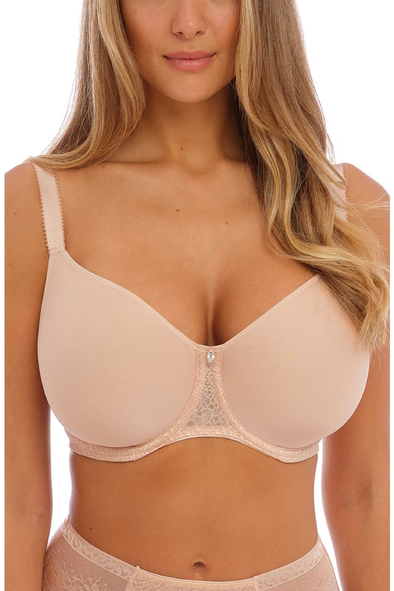 Envisage Underwire Spacer Bra, Main, color, NATURAL BEIGE