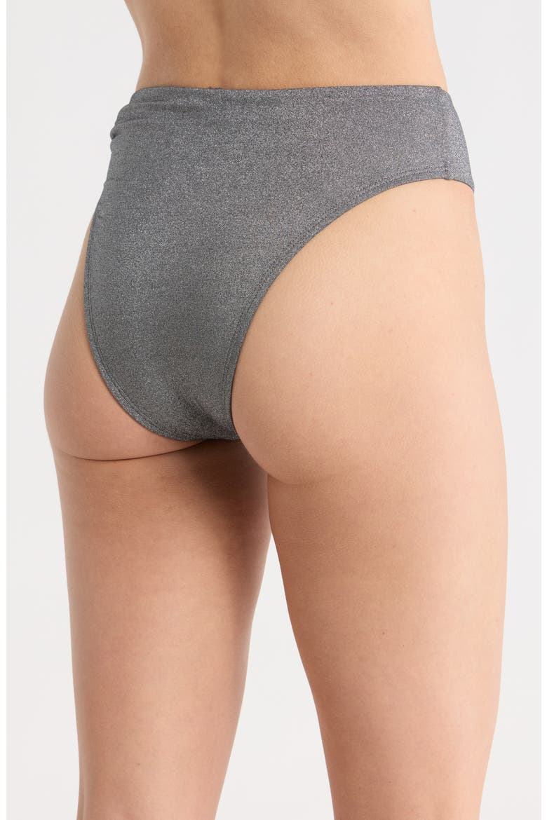 Lolita Shimmer High Waist Bikini Bottoms, Alternate, color, TWILIGHT