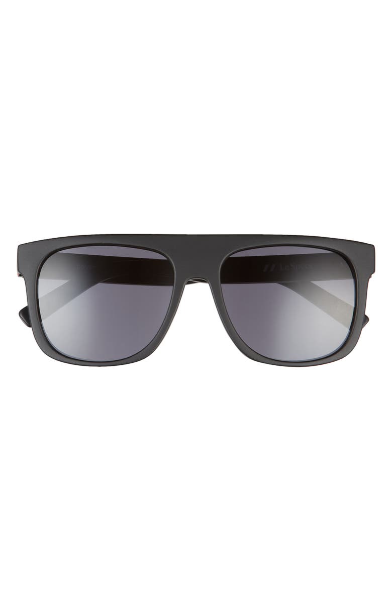 Le Specs Covert Modern 56mm Flat Top Sunglasses, Main, color,