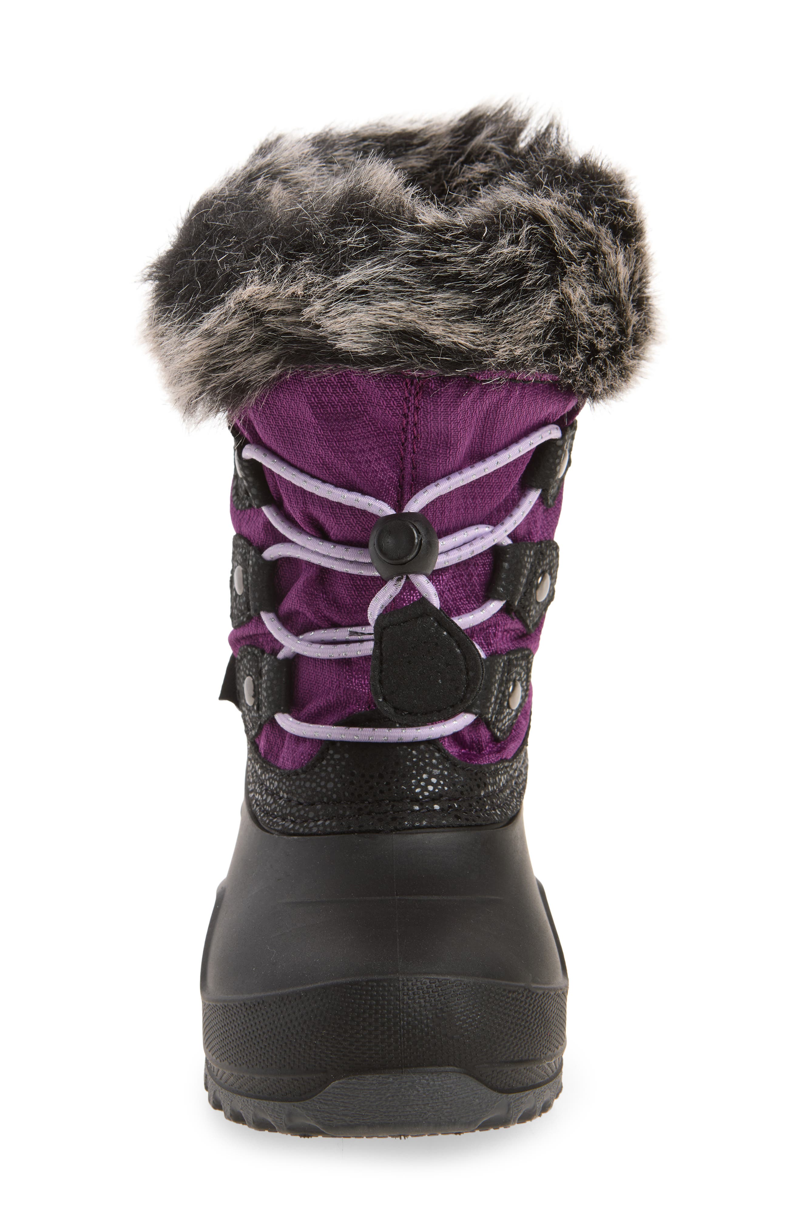 Kids' Powdery 3 Waterproof Winter Boot, Alternate, color, GRAPE