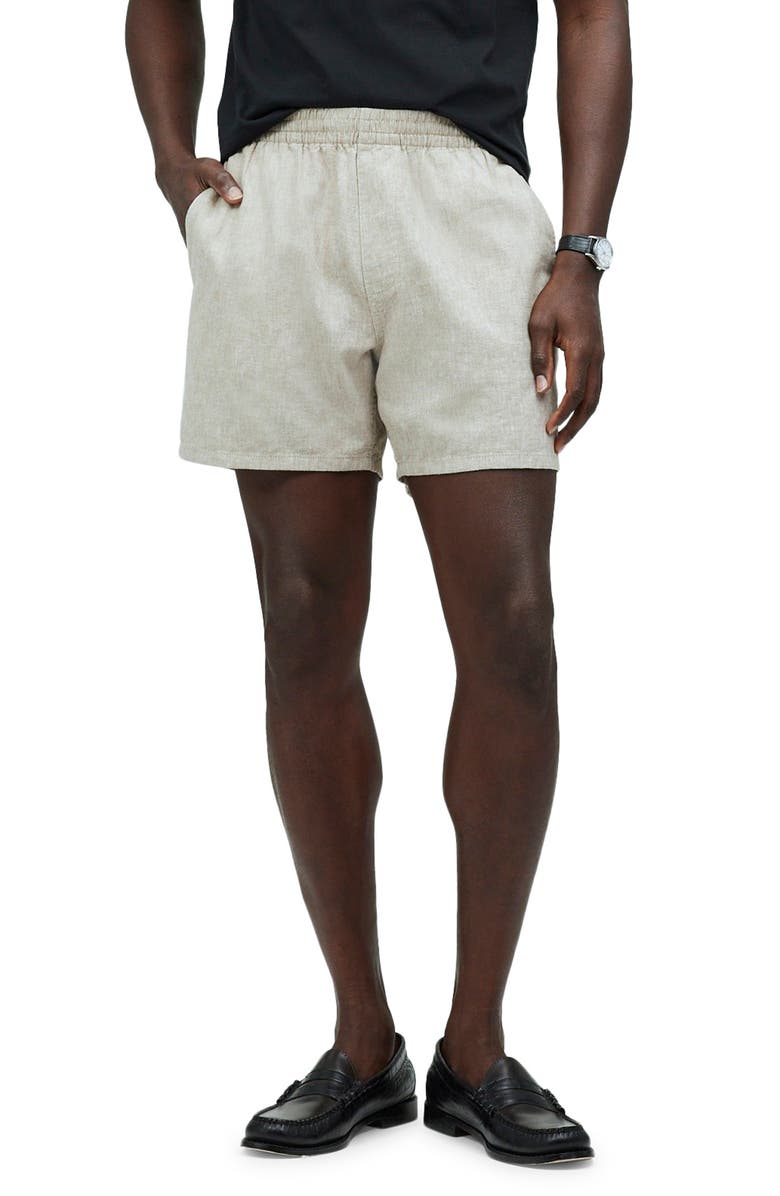 Madewell Everywear Linen Twill Shorts, Main, color, 