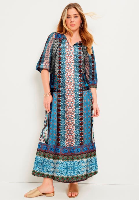 Boho Maxi Dress (Plus Available)