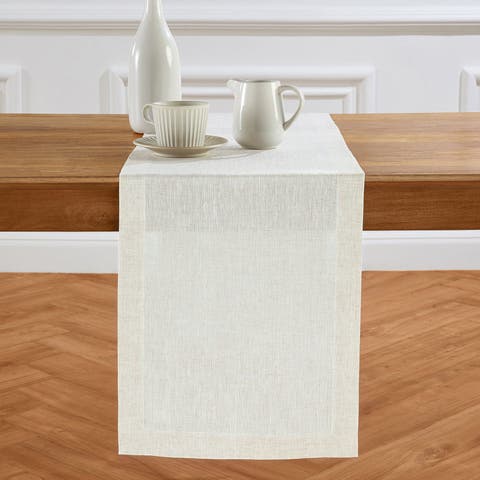Linen Table Runner for Dining Table, Holiday and Everyday Table Decor - Sonoma