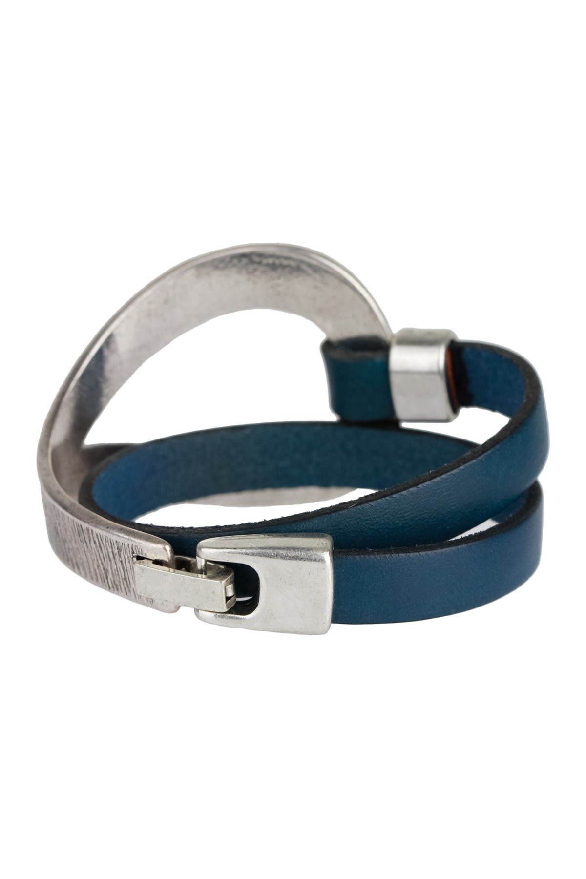 SAACHI Denim Genuine Leather Loop Bracelet (Women) | Nordstromrack