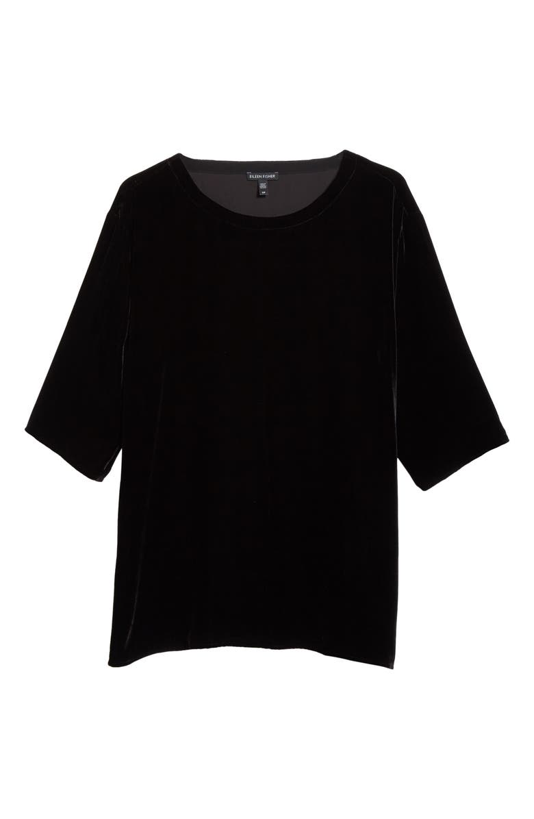 Eileen Fisher Ballet Neck Boxy Top, Alternate, color,