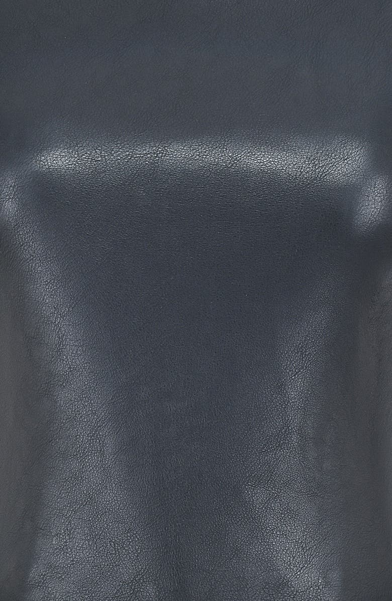 Mistress Rocks Backless Sleeveless Faux Leather Crop Top, Alternate, color,