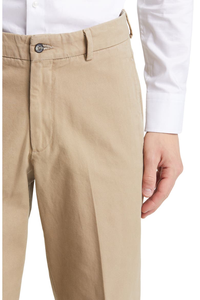 Charleston Flat Front Khakis, Alternate, color, KHAKI