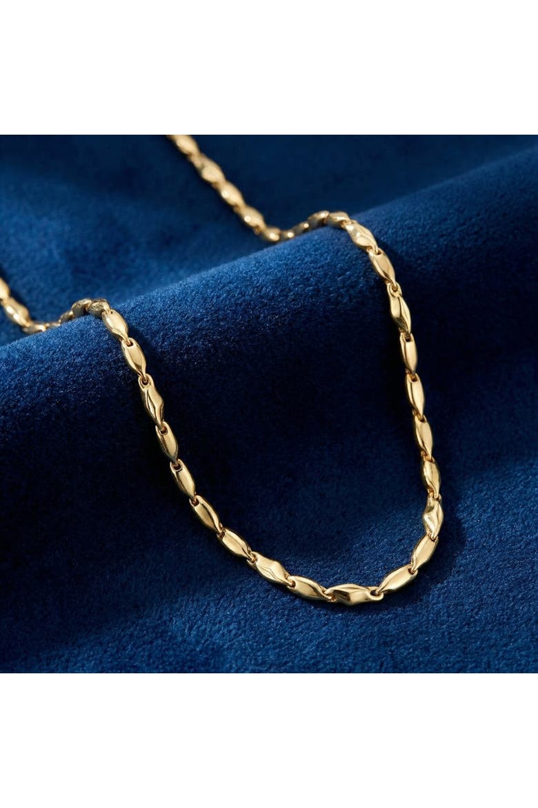 14k Gold Women's 24" Chain Necklace 17 Grams 4mm Thick, Alternate, color, 14k Yellow Gold