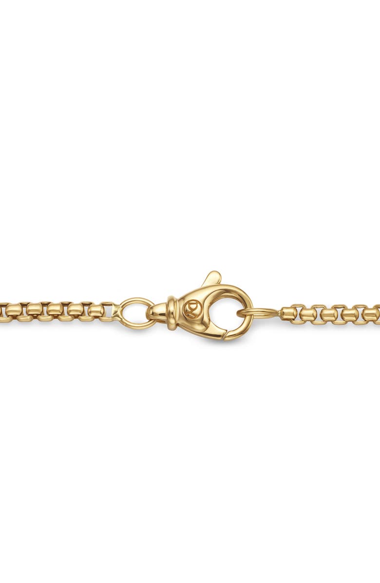 David Yurman Men's Box Chain Necklace in 18K Gold, 2.7mm, Alternate, color, Yellow Gold