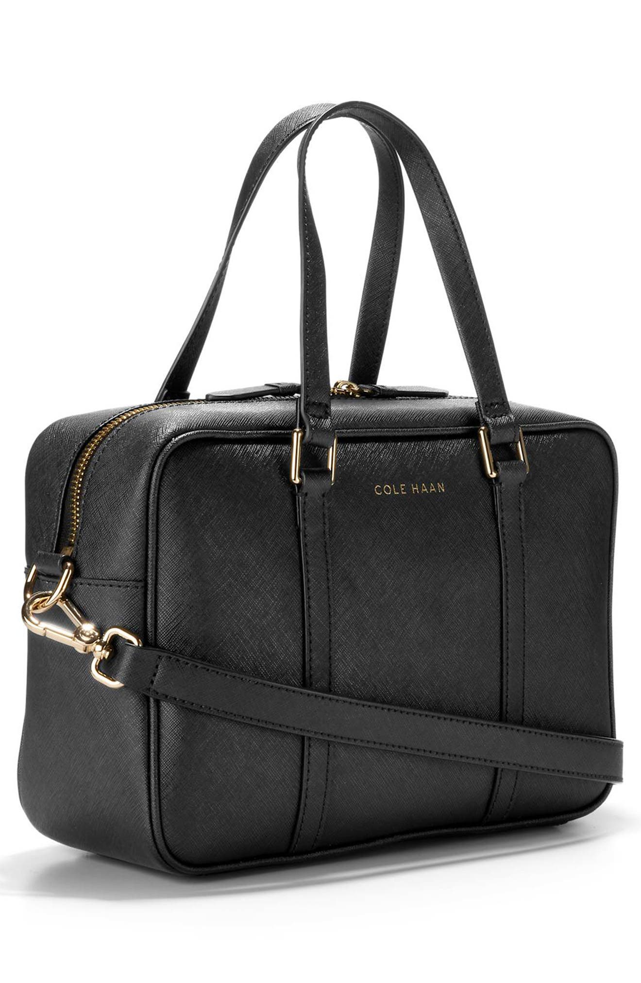 Cole Haan Go Anywhere Leather Satchel, Alternate, color, 