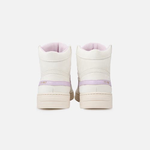 Fini Lucas "creamy Purple" Sneaker In Black