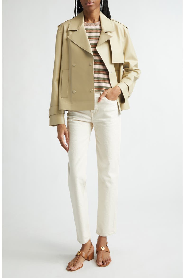 Leah Straight Leg Jeans, Alternate, color, ECRU