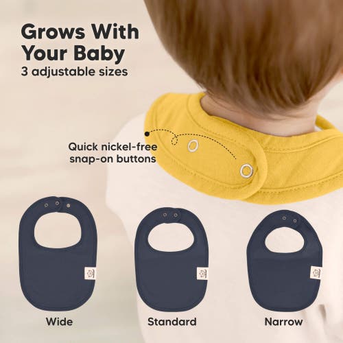 Keababies 8-pack Baby Drool Bibs In Eclipse