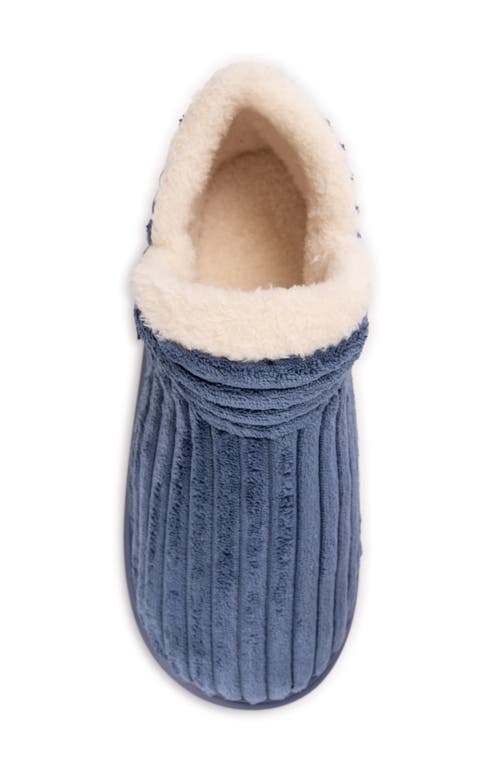 Muk Luks Aveline Slipper Bootie In Blue