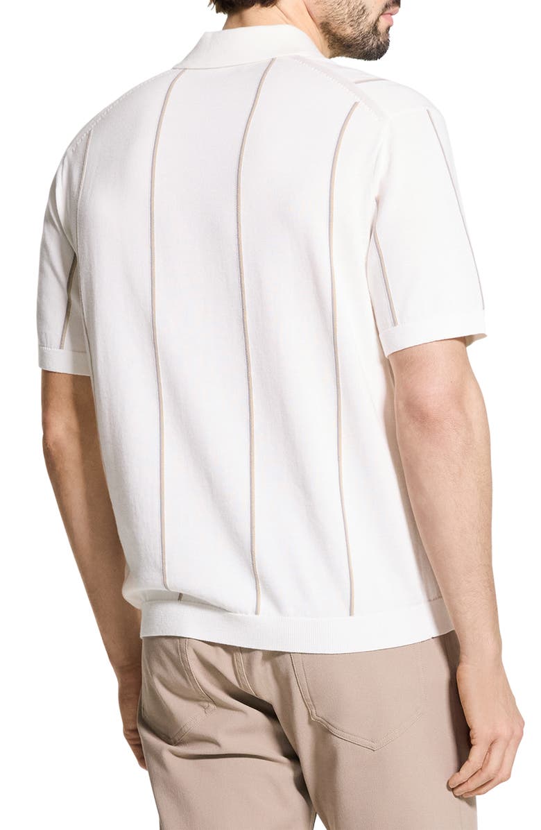 Theory Cotton Polo, Alternate, color, White Multi