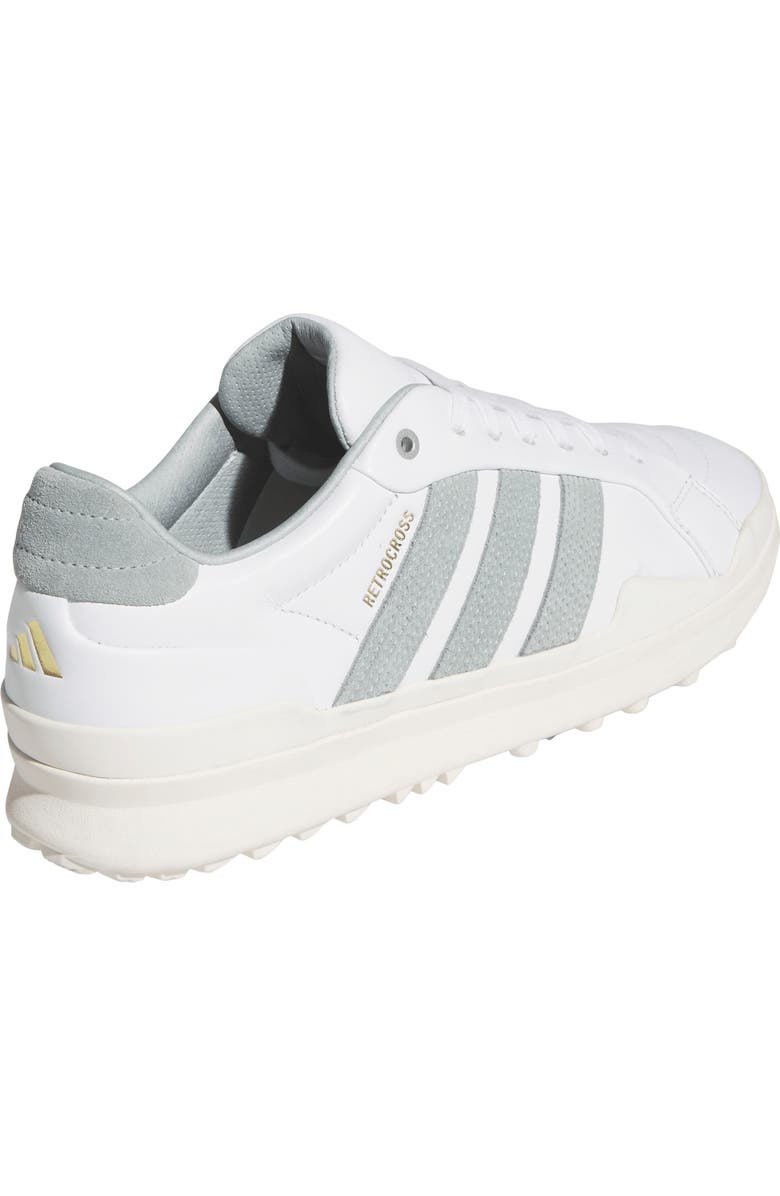 adidas Retrocross Spikeless Golf Shoe, Alternate, color, White/ Wonder Sage/ Off White