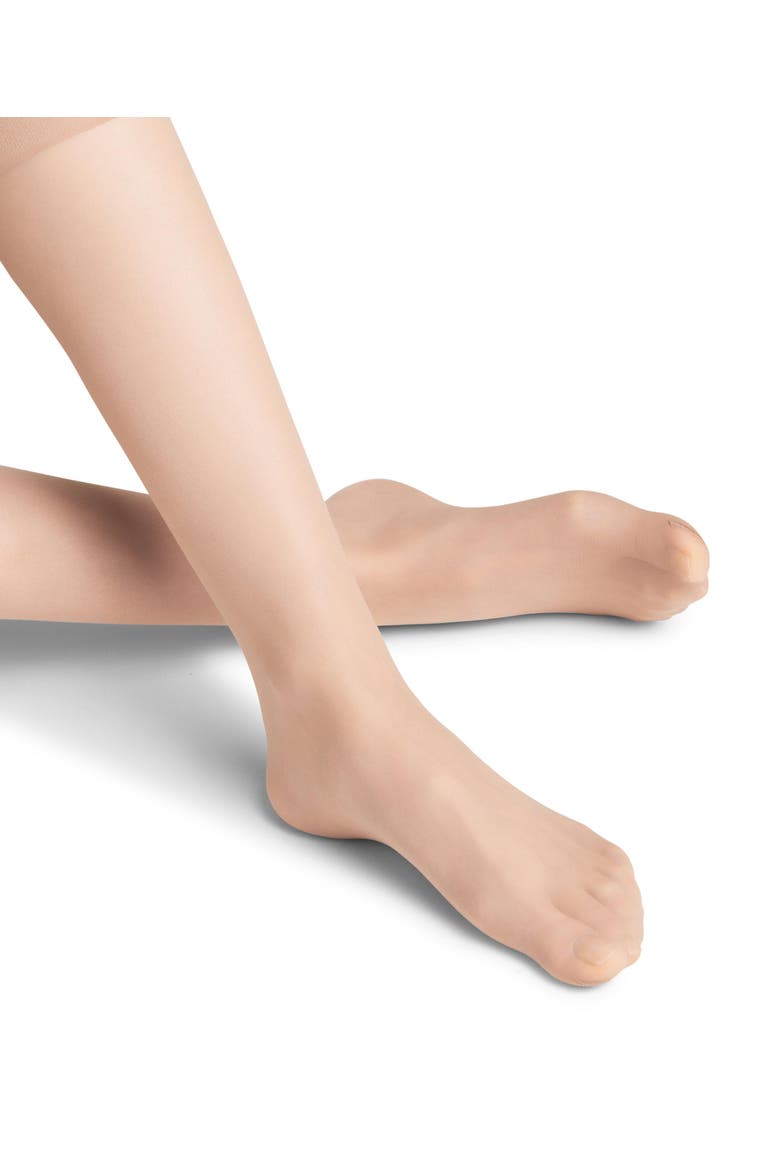 Pure Matt 20 Denier Sheer Knee High Socks, Alternate, color, Crystal