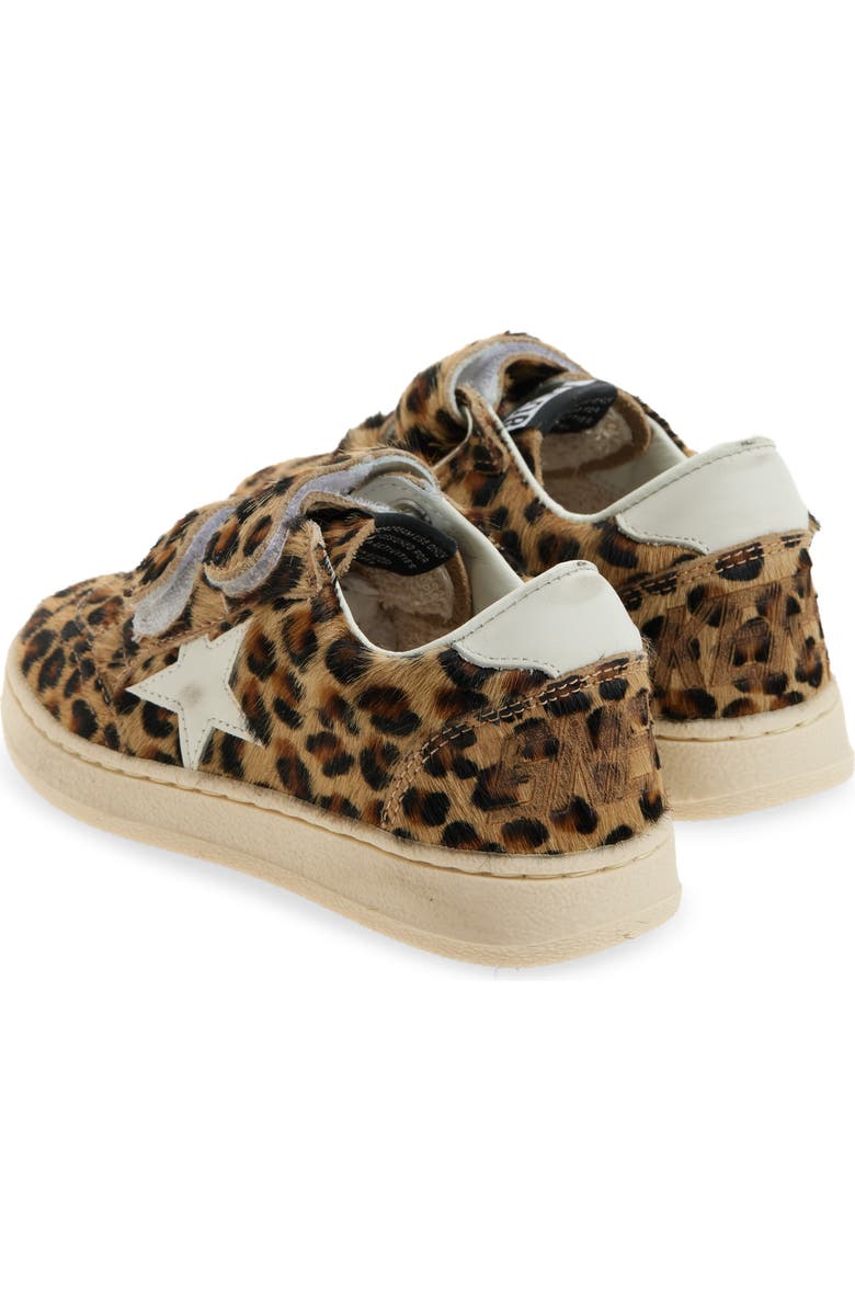 Golden Goose Kids' Ball Star Genuine Calf Hair Sneaker, Alternate, color, Brown And Black Leo/ Pink