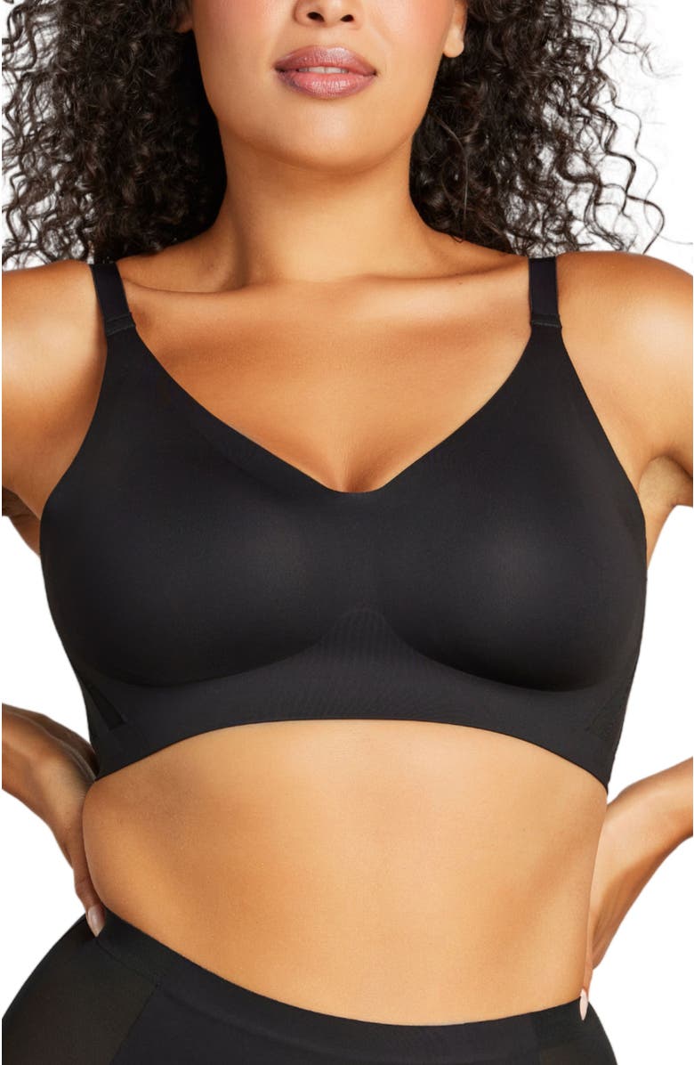 Siella Sexy Smooth V-Neck Bra, Main, color, 