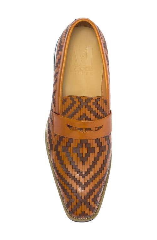 MAISON FORTE MAISON FORTE MARBELLA WOVEN PENNY LOAFER