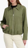 Tahari Kora Faux Suede Jacket