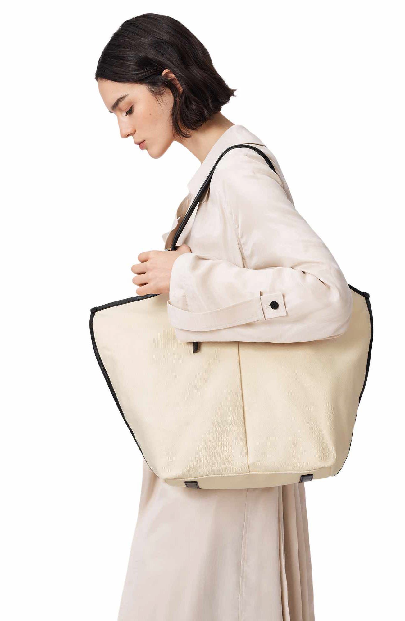 Ara East/West Canvas Tote, Alternate, color, UNBLEACHED WHITE