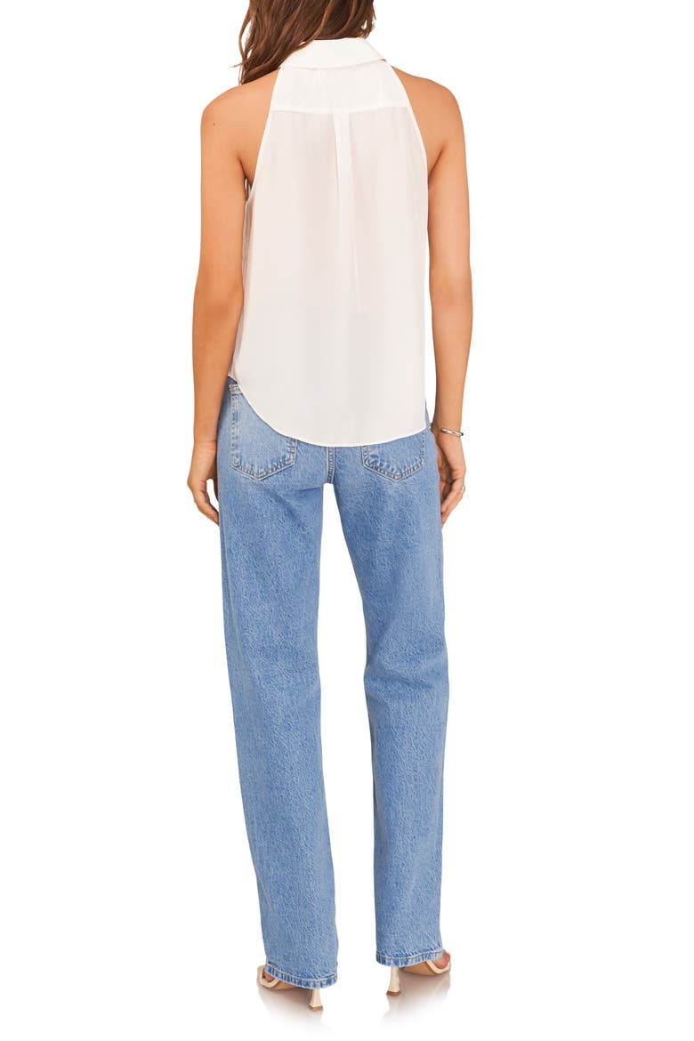 Halter Shirt Collar Top, Alternate, color, ZDNUCLOUD