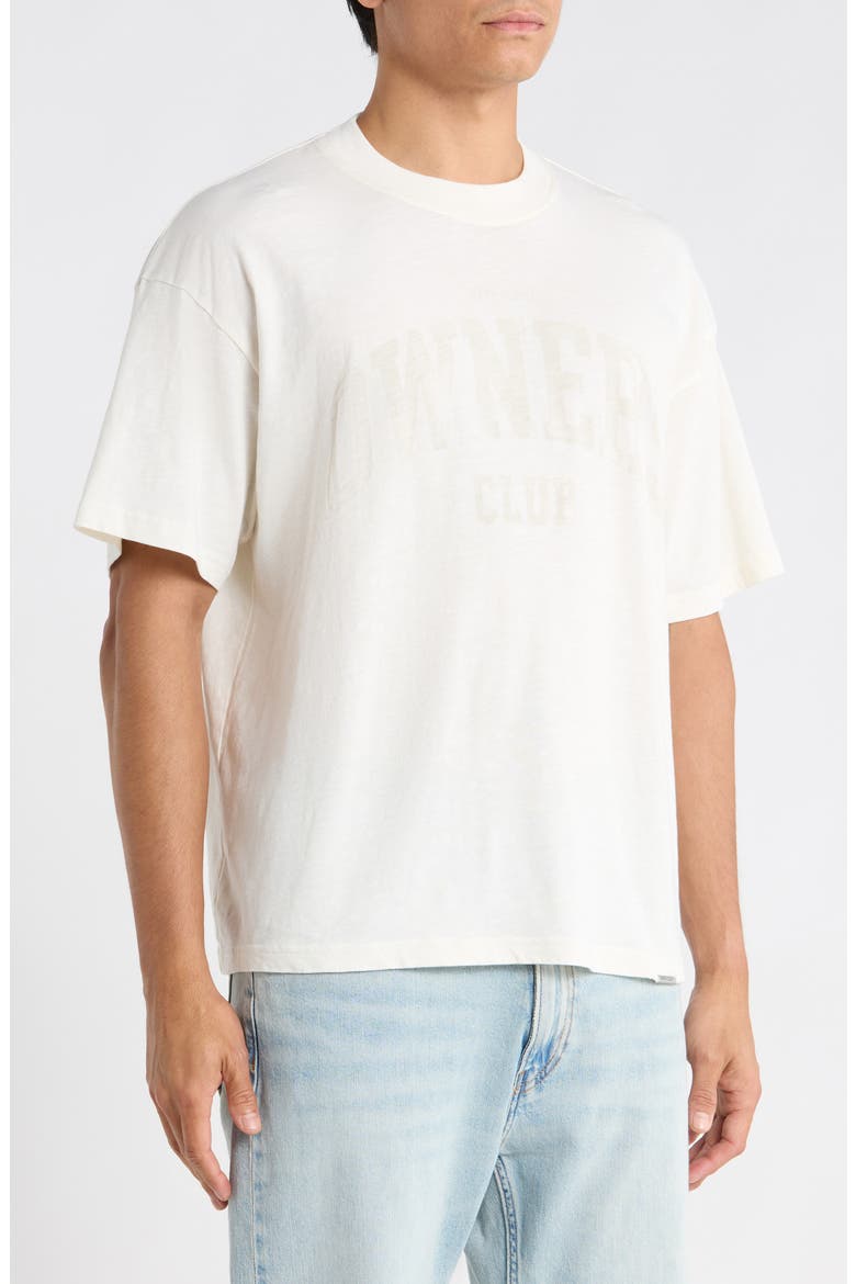 Owners' Club Cotton Logo Graphic T-Shirt, Alternate, color, CHALK