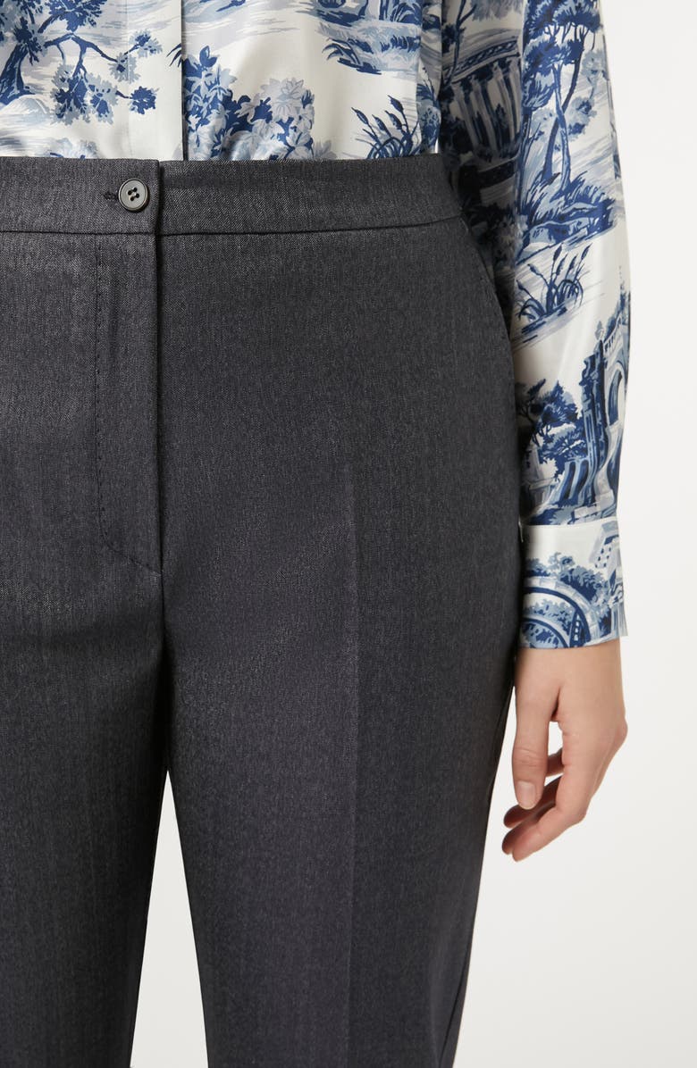 Marina Rinaldi Banda Stretch Wool Blend Straight Leg Pants, Alternate, color, 