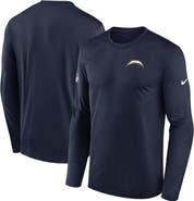 Nike Men's Nike Navy Los Angeles Chargers Alternate Super Chargers Sideline Legend Performance T-Shirt