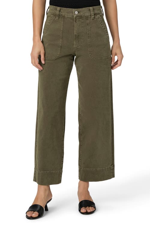 PAIGE PAIGE CAMERON HIGH WAIST ANKLE WIDE LEG UTILITY JEANS