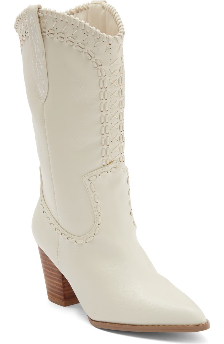 Billini Fulya Cowboy Boot, Main, color, Ivory