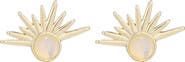 Adornia Opal Sunrise Stud Earrings