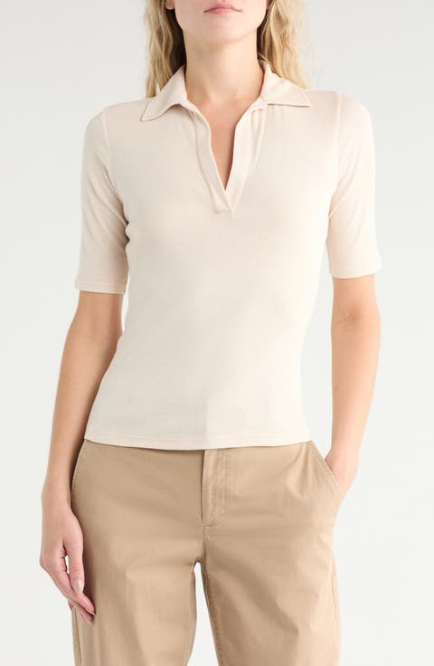Elbow Sleeve Polo