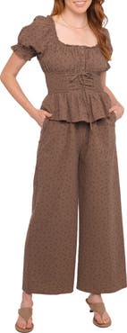 Petal & Pup Bridget Floral Cotton Jumpsuit